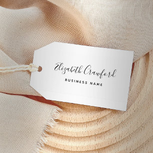 Tampon Auto-encreur Script élégant moderne Nom personnalisé et entrepr