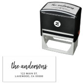 Tampon Auto-encreur Script manuscrit décontracté (En situation)