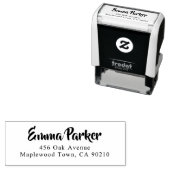 Tampon Auto-encreur Script manuscrit Gras Moderne Simple (En situation)