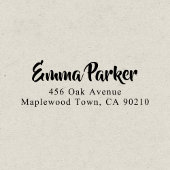 Tampon Auto-encreur Script manuscrit Gras Moderne Simple