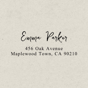 Tampon Auto-encreur Script manuscrit simple