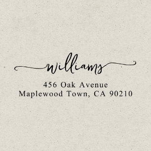 Tampon Auto-encreur Script manuscrit simple