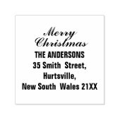 Tampon Auto-encreur Script moderne Joyeux Noël (Design)