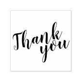 Tampon Auto-encreur Script moderne mariage favoriser Merci (Design)