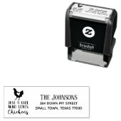 Tampon Auto-encreur Scripts À La Main Mignonne Juste Une Fille Qui Aim (En situation)