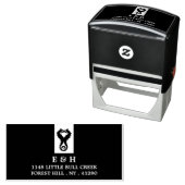 Tampon Auto-encreur Seahorse Romance (En situation)