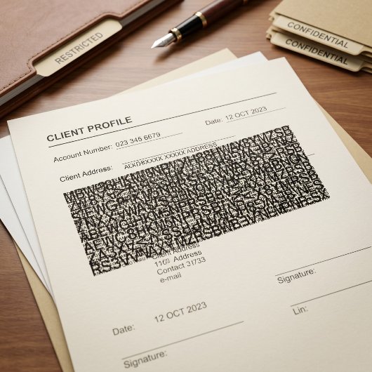 Tampon Auto-encreur Sécurité des documents confidentiels