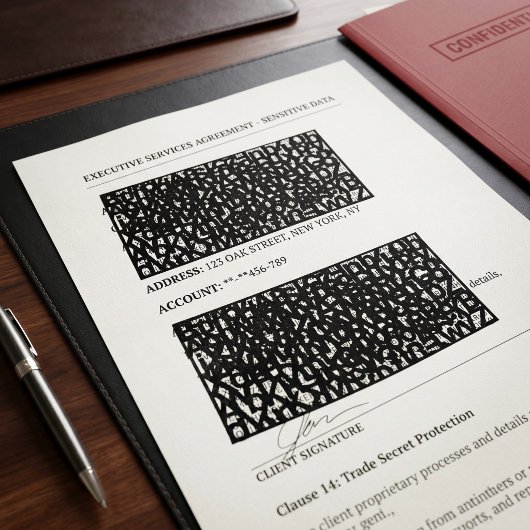 Tampon Auto-encreur Sécurité des documents confidentiels