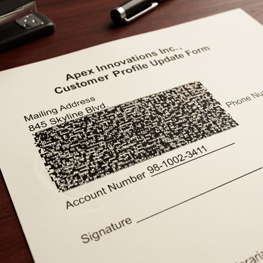 Tampon Auto-encreur Sécurité des documents confidentiels