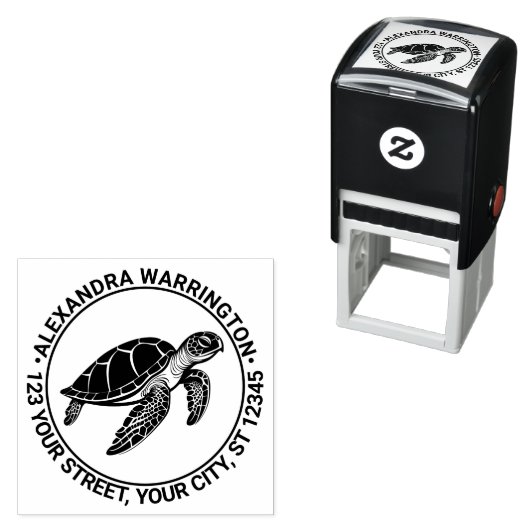 Tampon Auto-encreur Self Inking Rubber Stamp (En situation)