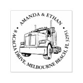 Tampon Auto-encreur Semi Truck kenworth (Design)