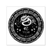 Tampon Auto-encreur Serpent chinois Zodiac ID542 (Design)