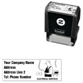 Tampon Auto-encreur Services électriques et électriques (En situation)