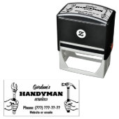 Tampon Auto-encreur Services Handyman (En situation)