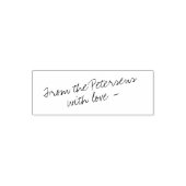 Tampon Auto-encreur Signature du script d'écriture manuscrite personna (Design)