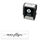 Tampon Auto-encreur Signature personnalisée écriture moderne (En situation)