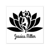 Tampon Auto-encreur Signature personnalisée Lotus (Design)
