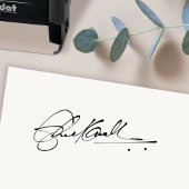 Tampon Auto-encreur Signature Stamp | Upload Your Handwritten Name