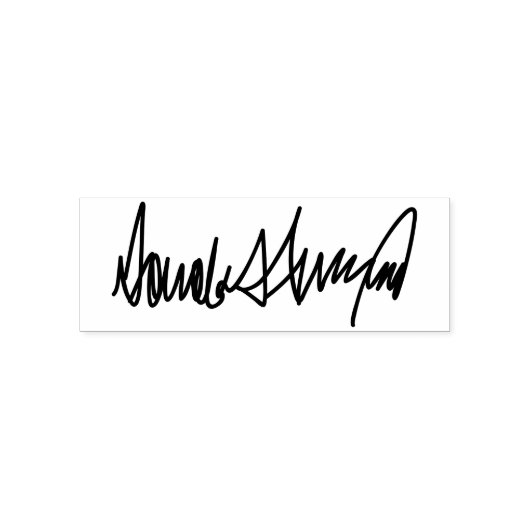 Tampon Auto-encreur Signature Trump (Design)