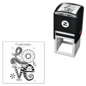 Tampon Auto-encreur SIGNE D'AMOUR Super Hippie Thunder_Cove (En situation)