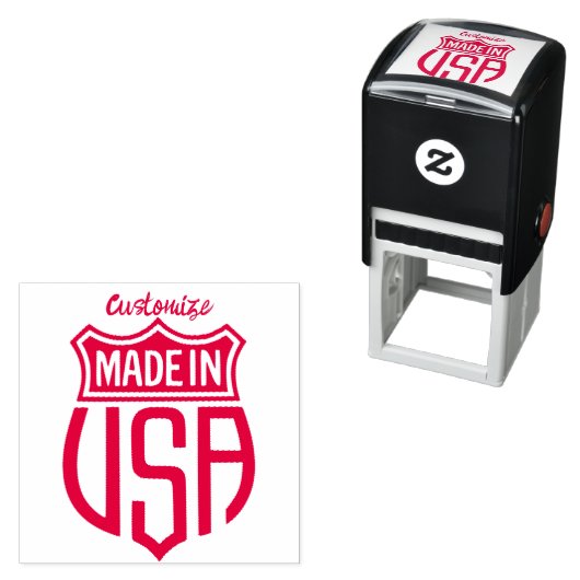 Tampon Auto-encreur Signet Fabriqué aux États-Unis Thunder_Cove (En situation)