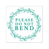 Tampon Auto-encreur S'Il Vous Plaît Ne Pas Se Plier, Serre (Design)