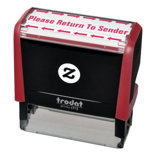 Tampon Auto-encreur "S'Il Vous Plaît Retourner À L'Expéditeur" + Timbr (Produit)
