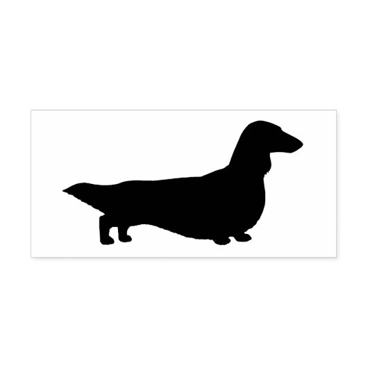 Tampon Auto-encreur Silhouette Dachshund | Wiener Dog (Design)