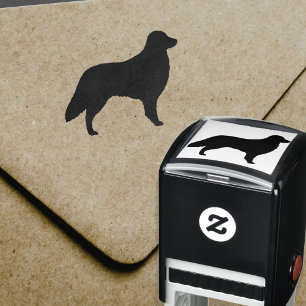Tampon Auto-encreur Silhouette de la race de chien de l'unité de tria