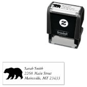 Tampon Auto-encreur Silhouette de l'ours (En situation)