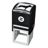 Tampon Auto-encreur Silhouette de race de chien de Boston Terrier (Produit)