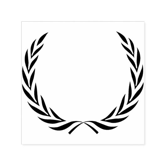 Tampon Auto-encreur Silhouette simple de guirlande (Design)