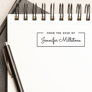 Tampon Auto-encreur Simple à partir du bureau du nom du script