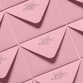 Tampon Auto-encreur Simple Bow and Antique Serif Address