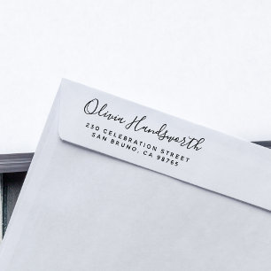 Tampon Auto-encreur Simple custom Return Address