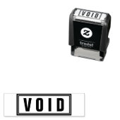 TAMPON AUTO-ENCREUR  SIMPLE D'AUTO-INKING DE BUREAU VOID (En situation)
