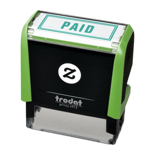 TAMPON AUTO-ENCREUR  SIMPLE D'AUTO-INKING PAYÉ AU BUREAU (Produit)