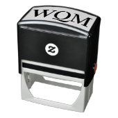 Tampon Auto-encreur Simple Élégant Monogramme à 3 Initiales #92 (Produit)