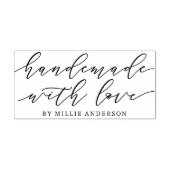 Tampon Auto-encreur Simple fait à la main avec script d'amour Petite e (Design)