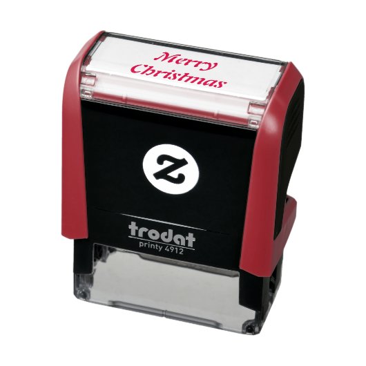 Tampon Auto-encreur Simple Joyeux Noël Rouge (Produit)