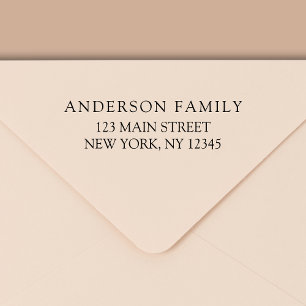 Tampon Auto-encreur Simple Minimaliste moderne Adresse de retour