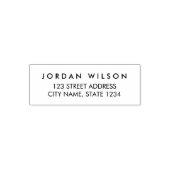 Tampon Auto-encreur Simple Modern Home Adresse (Design)