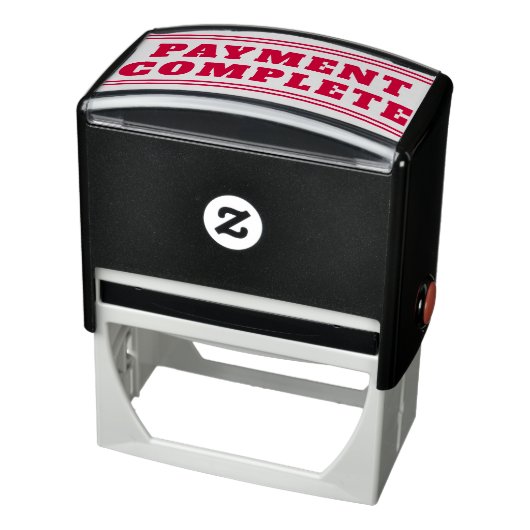 Tampon Auto-encreur Simple "PAIEMENT COMPLET" Timbre en caoutchouc (Produit)