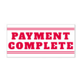 Tampon Auto-encreur Simple "PAIEMENT COMPLET" Timbre en caoutchouc (Design)