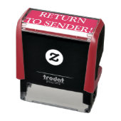 Tampon Auto-encreur Simple "RETOUR À SENDER !" Timbre en caoutchouc (Produit)