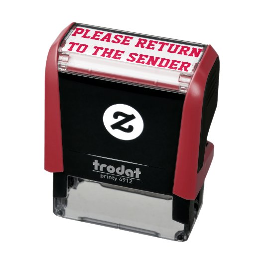 Tampon Auto-encreur Simple "S'IL VOUS PLAÎT RETOURNER À L'ENVOI" Timbr (Produit)