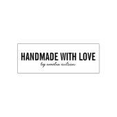 Tampon Auto-encreur Simple stylish Personnaliser fait main avec amour (Design)