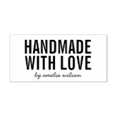 Tampon Auto-encreur Simple stylish Personnaliser fait main avec amour (Design)