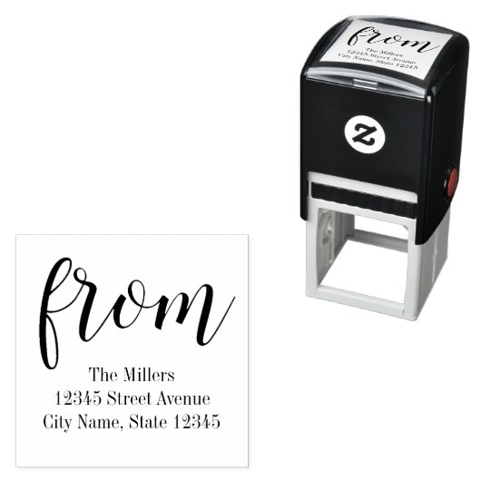 Tampon Auto-encreur Simplement À Partir D'Un Timbre En Caoutchouc Pers (En situation)