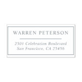 Tampon Auto-encreur Simplement professionnel | Nom et adresse de retou (Design)